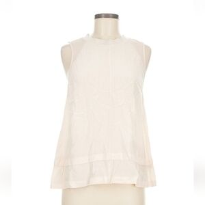 Madewell Cream Textured Skirt